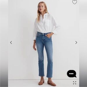 Madewell Mid Rise Kickout Jeans 33